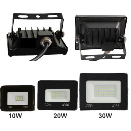 Ultra-thin 10W 20W 30W 50W 100W 150W 200W LED Flood Light 220V Reflector Flood Spot exterior IP65 Waterproof Outdoor Garden Lamp
