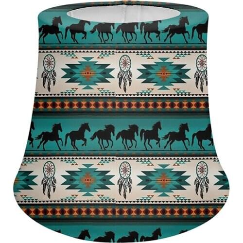 Tribal Design Lamp Shade Cover Indoor Decorations Lampshades Cover Topper for Festive Party Indoor Table Light Floor Light Shade