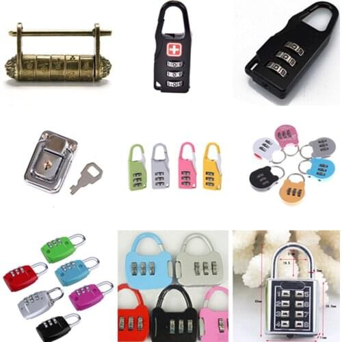 Nice Digit Dial Combination Code Number Lock Padlock For Luggage Zipper Bag Backpack Handbag Suitcase Drawer Durable Locks
