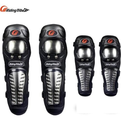Riding Tribe Knight Off-road motorcycle protective armor The four sets of gear Steel protection Kneepad Leggings elbow P15