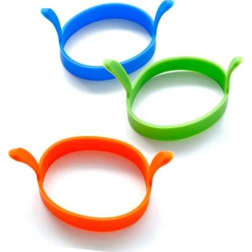 1 Piece Creative Kitchen Silicone Egg Frier Fried Pancake Ring Mould Tool Free Shipping