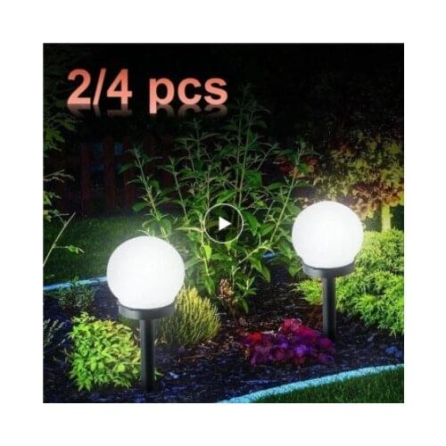 2/4pcs Garden LED Solar Light Outdoor Waterproof Lawn Light Pathway Landscape Solar Lamp Garden Courtyard Lawn Road Ground Light