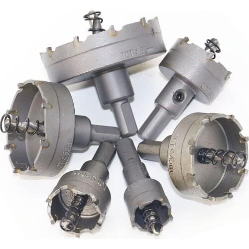 5-piece Set of High-speed Steel Hole Saw Titanium-plated Serrated Hole Saw Stainless Steel Hole Saw Metal Hole Saw