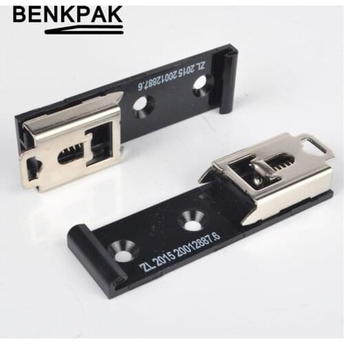 500pcs 35mm DIN Rail fixed clamp fasten clip