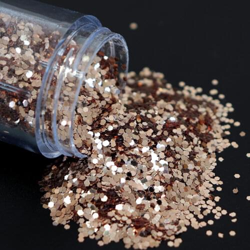 10ml Rose Gold Silver Nail Art Glitter Sequins For Manicure Design Sparkling Paillette Chrome Powder Gel Polish Nail Accessories
