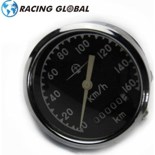 ALCON-For Ural CJ-K750 M72 retro round speedometer original style 0-160 km install at headlight case For BMW R50 R1 R12 R 71