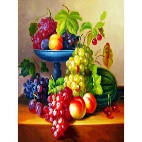 GATYZTORY Full Drill Square Diamond Painting Flowers Cross Stitch 5d Diamond Mosaic Art Diamond Embroidery Rose Rhinestone Pictu