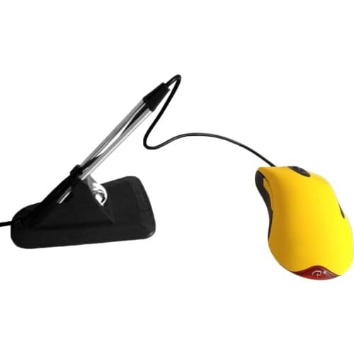 Vococal Flexible Mouse Bungee Cord Clip Clipper Cable Mouse Wire Holder Organizer Line Fixer Desktop Mice Mause Accessories