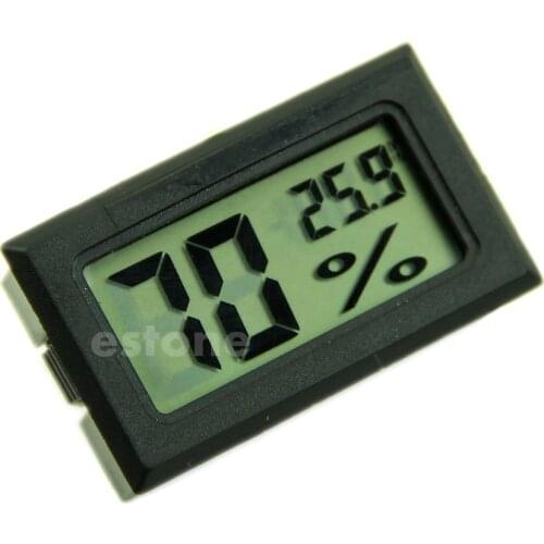 Hygrometer Thermometer Digital LCD Temperature Humidity Meter 10%~99%RH L4MB