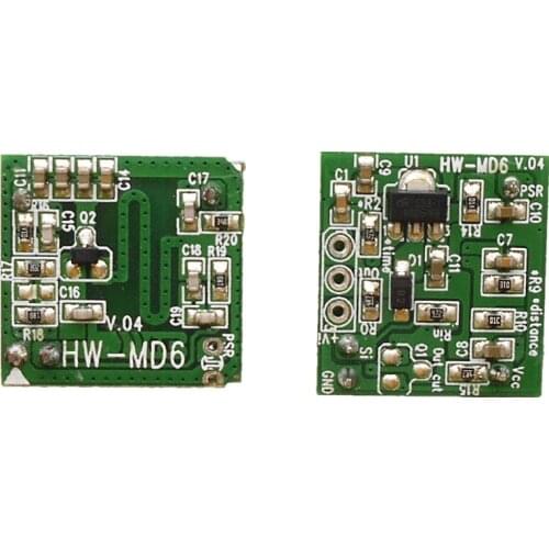 HW-MD6 Microwave radar sensing module for intelligent sensor switch Double-plate superimposed microwave sensing module