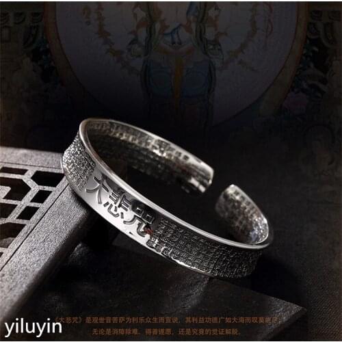 KJJEAXCMY boutique jewelry S999 the six words of the pure silver, the pineapple and the Pooh