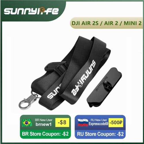 SunnyLife RC Bracket and Strap for DJI Mini 2 Air 2S and Air 2 RC-N1 Remote Controller Improve Safety and Free Your Hands