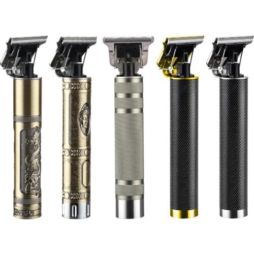 Hair Clippers for Men Barber Cordless Beard Hair Trimmer T-Blade Close Cutting Hair Outliner Razor USB Rechargeable head Clipper