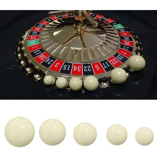3-piece mini toy football Russian roulette ball casino roulette game replacement ball resin ball 12/15/18/20/22 mm