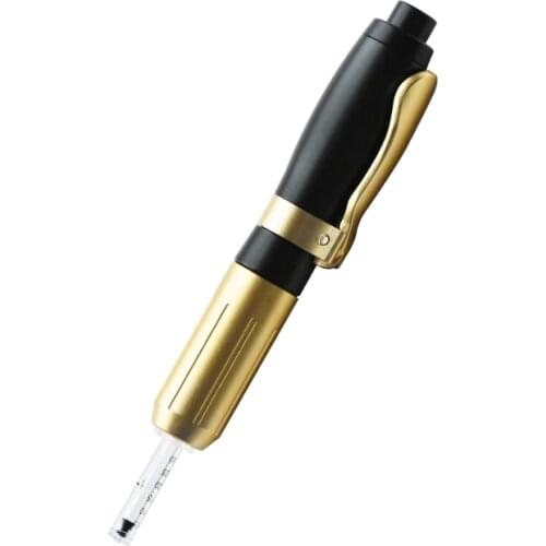 New Black+Gold Non-needle Filler Free Injection Hyaluronic Pen Hyaluronic Gun Atomizer Hyaluronic Acid Serum Pen