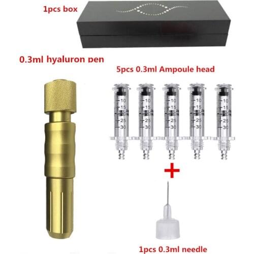 Rotary pressurization Hyaluronic Acid Pen Atomizer Hyaluronic Injection Gun Wrinkle Removal Anti aging Lifting Lip High Pressure
