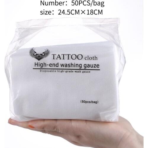 180*245mm Tattoo Wipe Tissue Disposable Facial Towel Kneading Cotton Roll Paper Beauty Tissue Disposable Bed Sheet