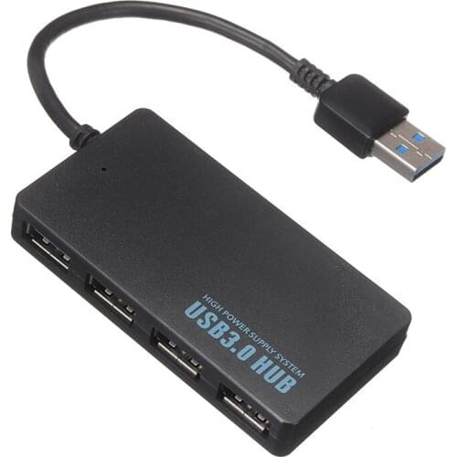 Super Speed 4-Port USB 3.0 HUB Splitter Adapter Durable Multi-functional Notebook Adapters For PC Laptop