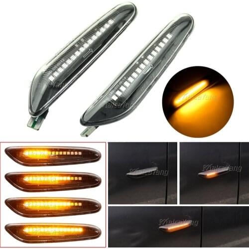 Dynamic Blinker LED Light Side Marker For BMW E60 E61 E90 E91 E87 E81 E83 E84 E88 E92 E93 E82 E46 1 3 5 series x1 x3