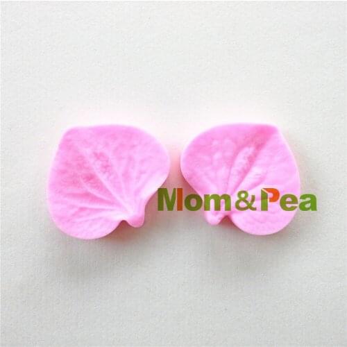 Mom&Pea 0951 Free Shipping Press Leaf Shaped Silicone Mold Cake Decoration Fondant Cake 3D Mold Food Grade