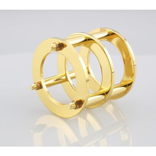 High Quality Vintage Audio AMP DIY Gold Plated 1PC 43X40MM Vacuum Tube Guard Protector Cover for 12AX7 12AT7 ECC83 6922 5687