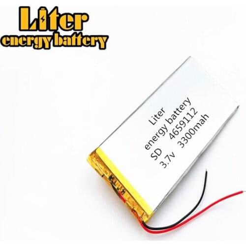 3.7V 3300mAh 4659112 Lithium Polymer Li-Po li ion Rechargeable Battery cells For Mp3 MP4 MP5 GPS mobile bluetooth