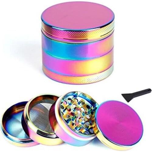 4-layer 40mm Zinc Alloy Metal Herb Crusher Grinder Spices Grinder Tobacco Leaf Crusher Smoke Muller Kitchen Tools