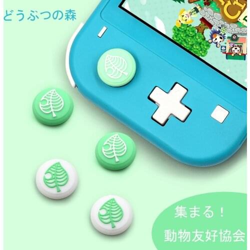 AOLION Animal Crossing Marshal Gaming Rubber Thumb stick Grip Cover for Switch Lite Controllers Switch Analog Joy Con Joystick