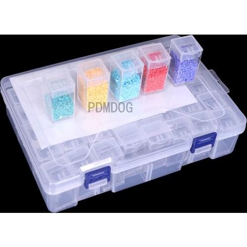 ARMYQZ 28/40 Demountable Diamond Embroidery Cross Stitching Diamond Painting Accessories Boxes Storage Cases Home Storage