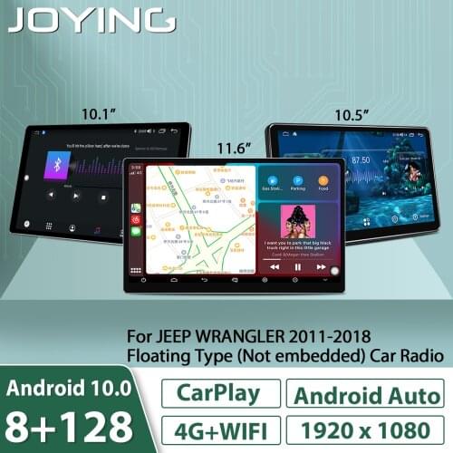 JOYING 10 Inch IPS Android 10 Car Radio Stereo Head Unit GPS Central Multimedia HD 1280*800 Carplay For JEEP WRANGLER 2011 2018