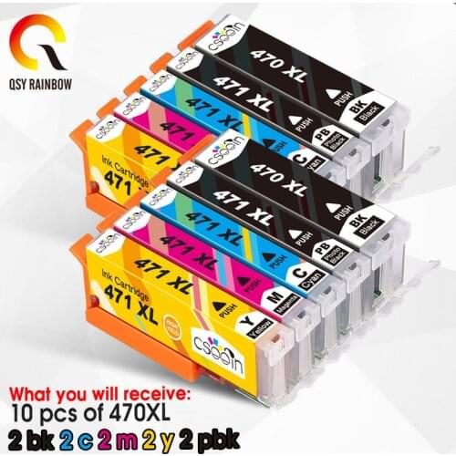 Color for canon 470 471 PGI-470 CLI-471 compatible ink cartridge for canon PIXMA MG5740 MG6840 TS5040 TS6040 printer