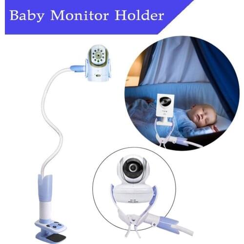 Baby Monitor Holder Camera Multifunction Universal Phone Video Monitor Stand Lazy Cradle Long Arm Adjustable Wall Mount Shelf