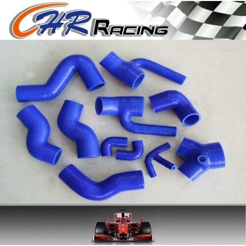 FOR Silicone Induction Intake Hose Audi S4 RS4 Biturbo A6 B5 2.7L Bi-Turbo blue