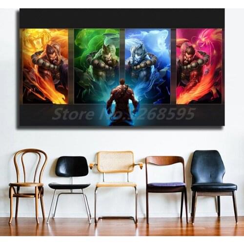 Spirit Guard Udyr League Of Legends Wallpaper Canvas Painting Print Living Room Home Decor Modern Wall Art Oil Painting Poster