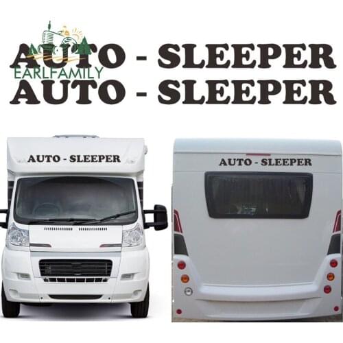 EARLFAMILY 100cm x 7.8cm 2x Auto Sleeper Grpahic Big Car Sticker Motorhome Caravan Travel Trailer Camper RV van Kit Decals
