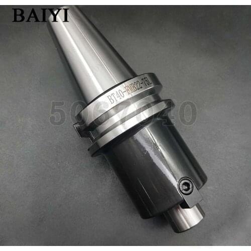 1pcs BT40 FMB22 75L Milling Disk Connecting Handle CNC Cutting Accessories 90 morse taper holder BT40 milling cutter BT40-FMB22