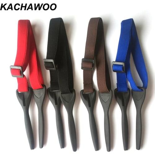 Kachawoo adjustable elastic bands for glasses male black blue red rubber polyester men sport eyeglasses cord chain string