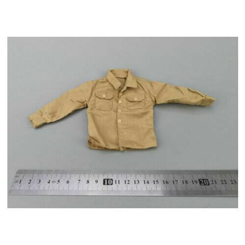 1/6 Scale Sand Long Sleeve Shirt Model for 12" Male Body Action Figure