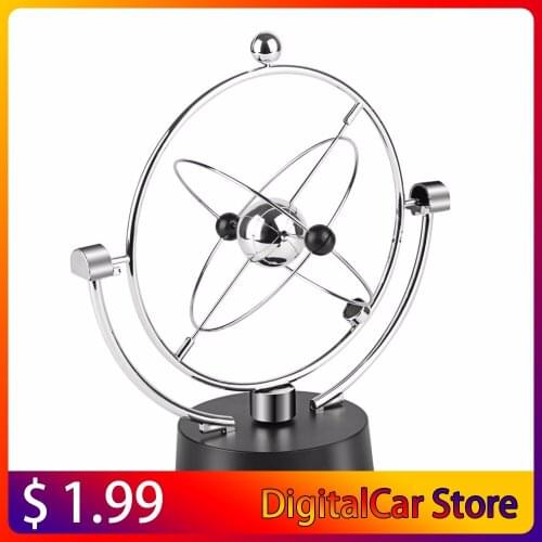 Globe Model Rotation Perpetual Motion Instrument Magnetic Orbit Ornament Orbital Newton Pendulum Model Office House Desk