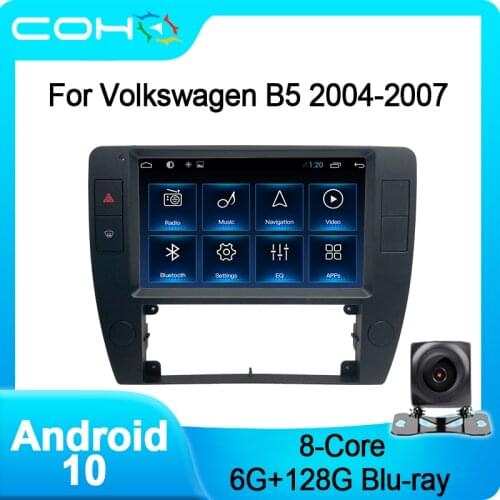 COHO For Volkswagen Passat B5 2004-2007 Car Radio Multimedia Video Player Navigation Stereo Android 10