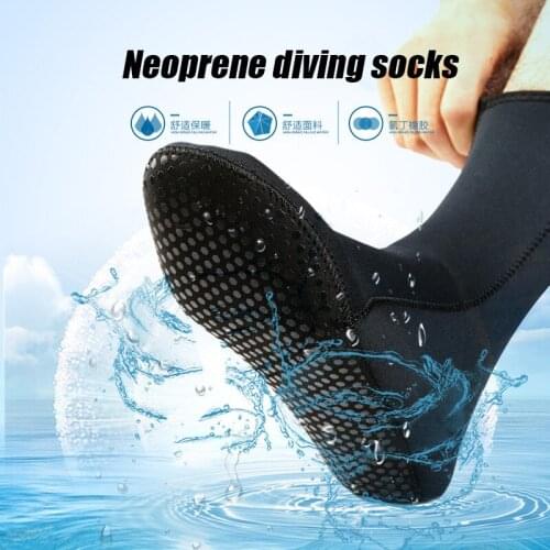 3mm neoprene diving socks shoes water boots non-slip beach boots diving suit shoes snorkeling diving surf socks adult children