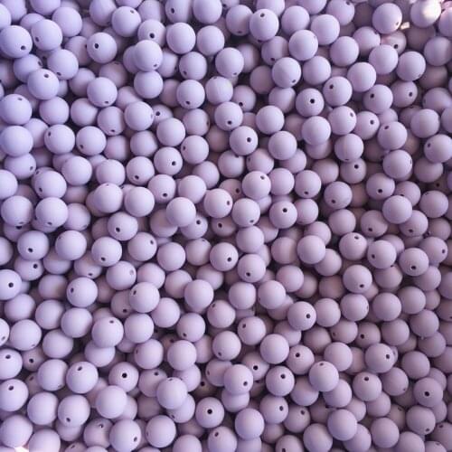 New BPA Silicone Teething round15mm Baby Teething Beads Food Grade Silicone Rubber Beads Silicone Teething Beads Wholesale