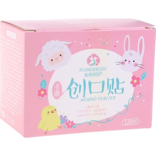 New 120 Pcs/box Cartoon Band-aid Cute Mini Children Breathable Waterproof Bandage Medical ok Bandages Hemostatic Patch