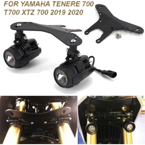 For YAMAHA Tenere 700 T700 XTZ 700 Motorcycle Fog Lights Auxiliary Light Bracket Driving Lamp 2019 2020