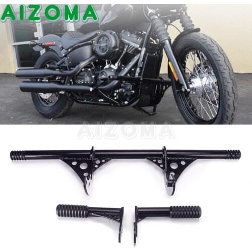 Highway Crash Bar Engine Guard For Harley Softail Street Bob Low Rider Passenger Peg CrashBar Bumper Frame Protection 2018-later