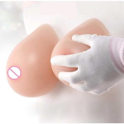 Realistic Silicone False Boobs Fake Breast Forms Tits For Crossdresser Shemale Transgender Drag Queen Chest