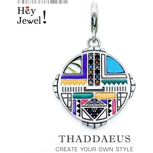 Charm Pendant Rays Of Sun Symbol,2021 Brand New Ethnic Fine 925 Sterling Silver Fine Jewelry Fit Bracelet