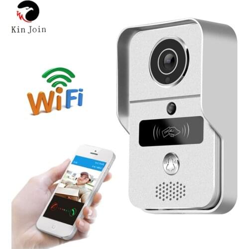 KW02C 720P H.264 Smart WiFi Video Door Phone Intercom Doorbell Wireless Unlock IR CUT Night Vision Motion Decetion Alarm