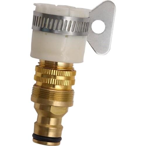 Universal Kitchen Hose Adapter 1/2" Metal Faucet Connector Adapter Joint