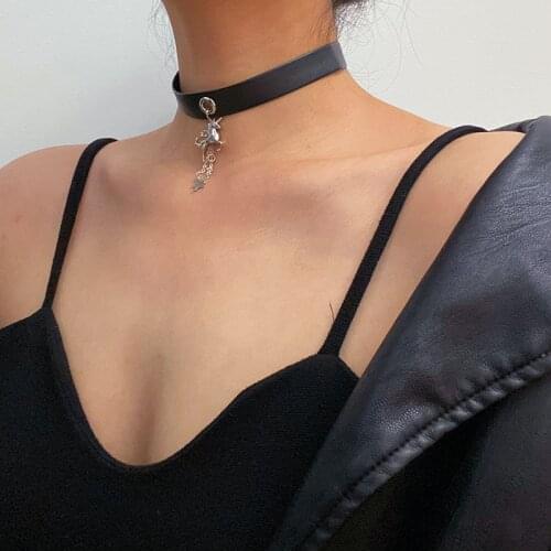 Женские кожаные чокеры Vogallery China At AliExpress